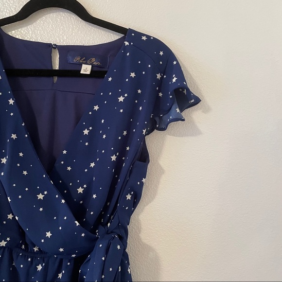 Blue Rain Starry Romper S - Picture 2 of 9